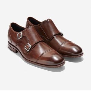 Cole Han Grand Monk Chestnut Men’s Dress Shoes